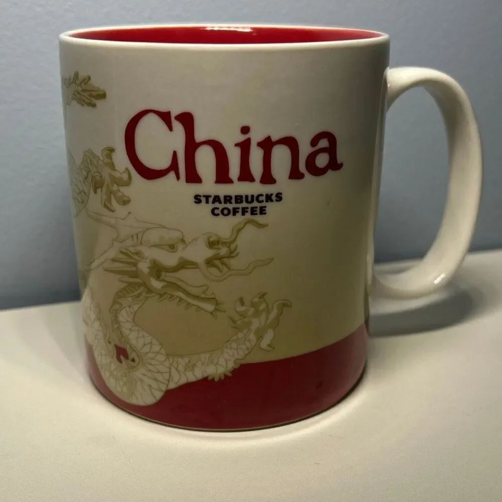 Starbucks China 16 oz Coffee Mug Collectible 2011